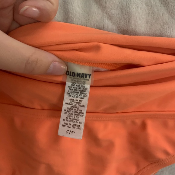 Old Navy Orange Bikini Set, Top M, Bottom S - Picture 7 of 10